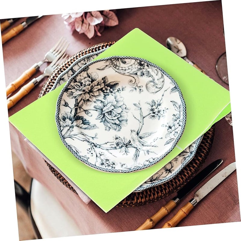 20 حزمة مناديل ورقية ذات لونين مزدوجين لحفلات العشاء والأعراس والاحتفالات - Image 4